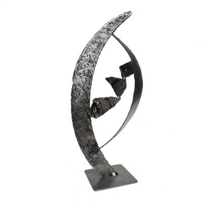 Métal - Hauteur 40 cm   largeur 18 cm  profondeur 6 cm