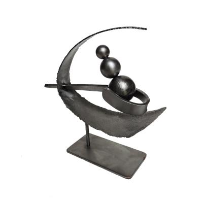 Métal - Hauteur 21 cm   largeur 21 cm  profondeur7 cm