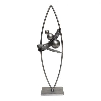 Métal - Hauteur 38 cm   largeur 12 cm  profondeur 6 cm