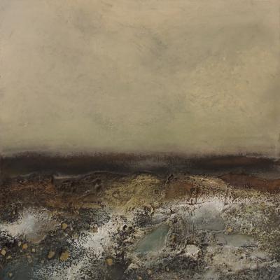 Peinture sur médium 35 cm / 35 cm