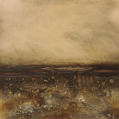 Peinture sur médium 35 cm / 35 cm