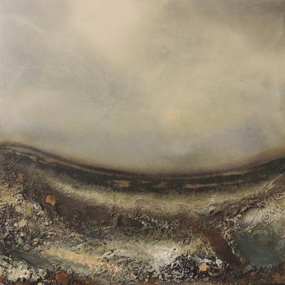 Peinture sur médium 35 cm / 35 