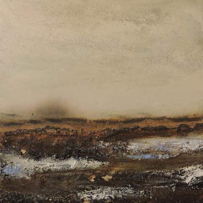 Peinture sur médium 35 cm / 35 